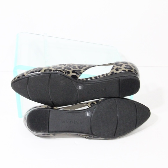 Easy Spirit Ballet Flat sz 6 Slip on Women Animal Print Shoes - Picture 8 of 9